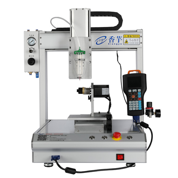 針筒四軸旋轉(zhuǎn)平臺點膠機(jī)