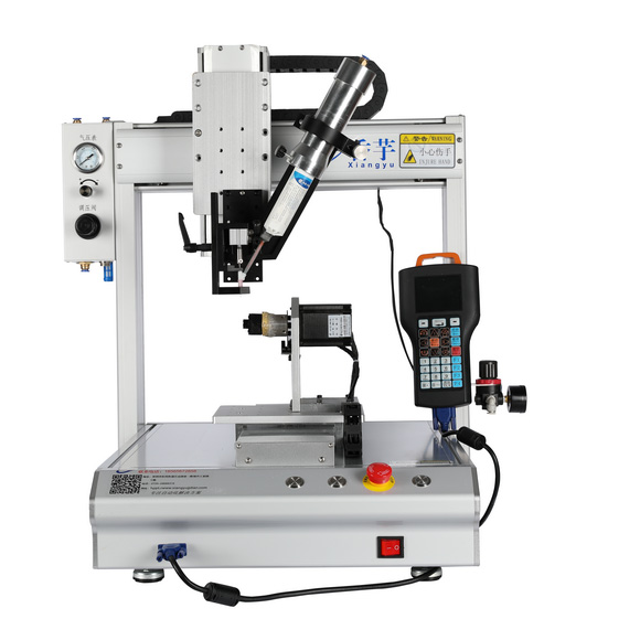 1:1比例AB膠四軸旋轉(zhuǎn)平臺點膠機(jī)