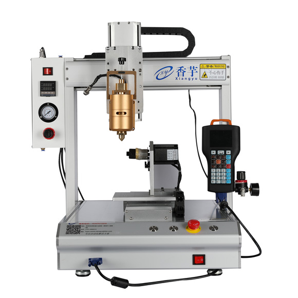 30mL熱熔膠PUR PUH四軸旋轉(zhuǎn)平臺點膠機(jī)